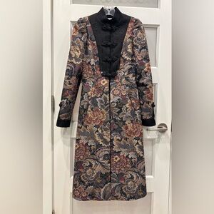 Ksenia Knyazeva floral coat